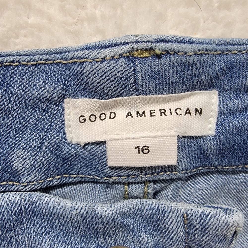 Good American Light Blue High-Rise Skinny Jeans - Picture 6 of 13